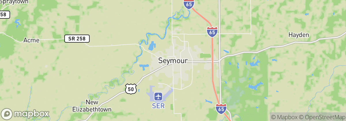 Map: Seymour, IN
