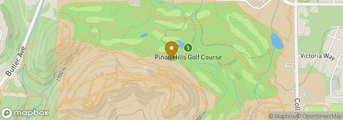 Map location: Piñon Hills Golf Course