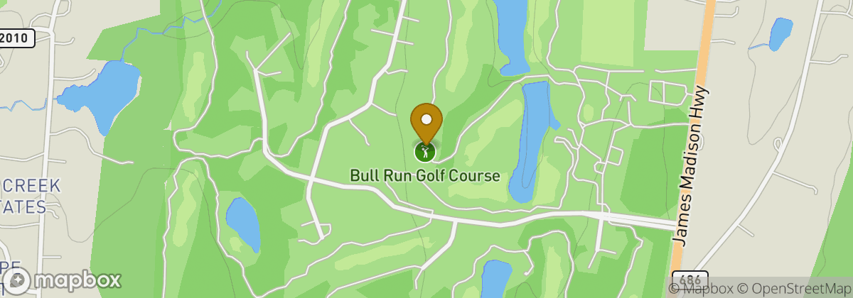 Map location: Bull Run Golf Course