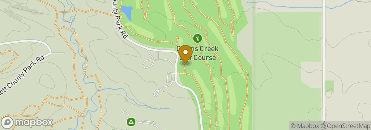 Map location: Glynns Creek Golf Course