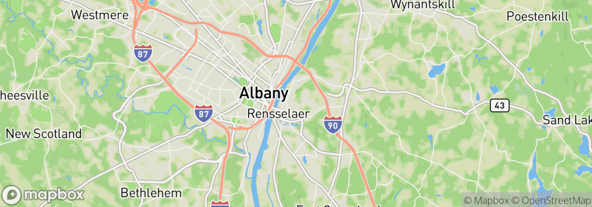 Map: Rensselaer, NY