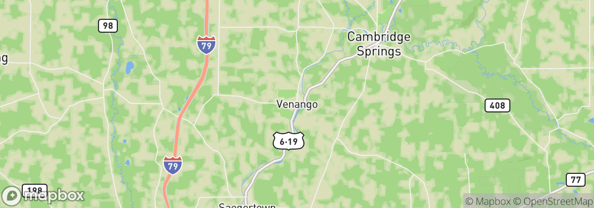 Map: Venango, PA