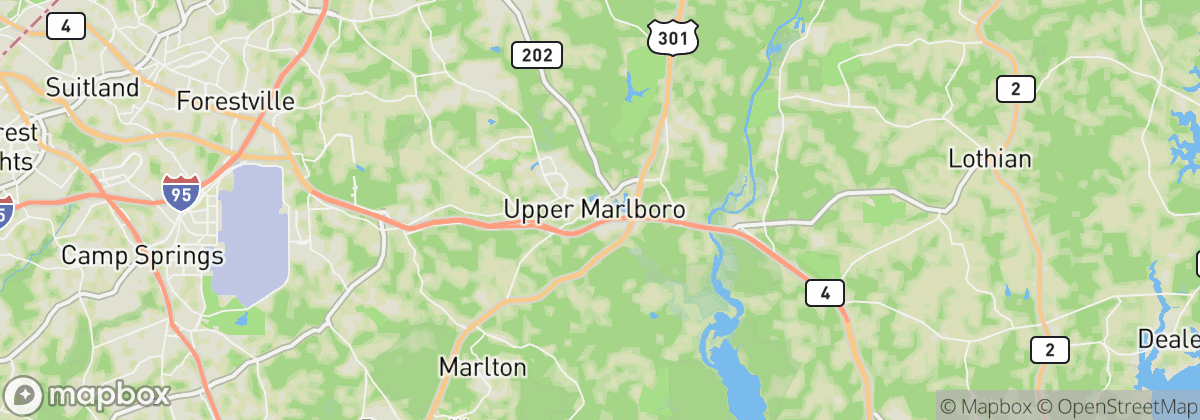 Map: Upper Marlboro, MD