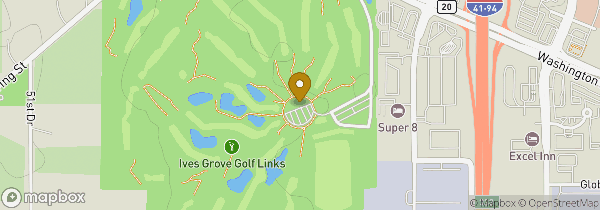 Map location: Ives Grove Golf Course