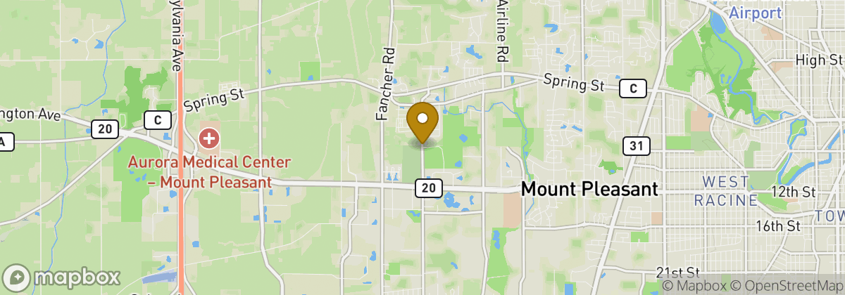 Map location: Ives Grove Golf Course