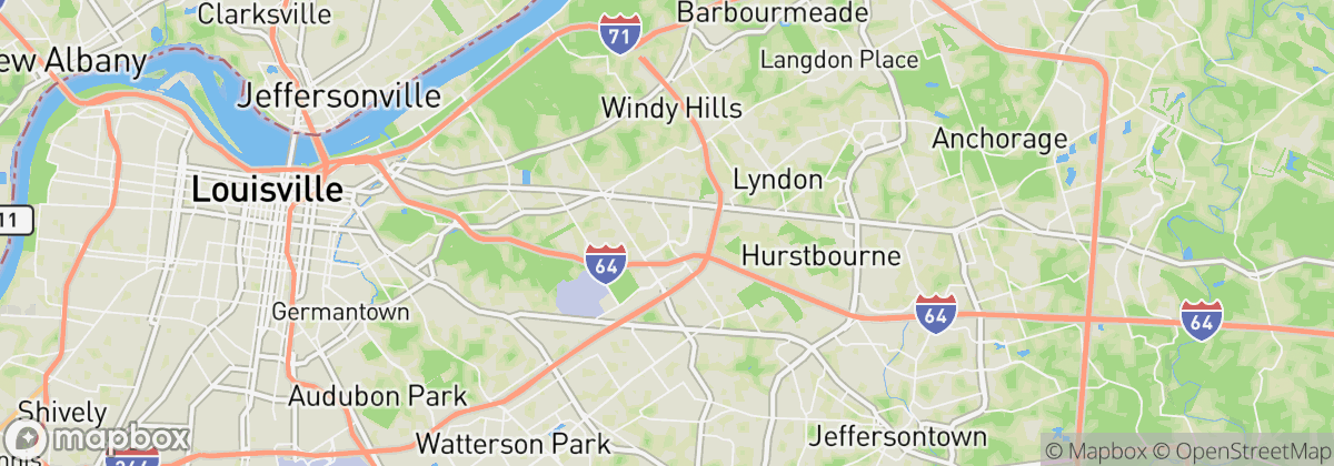 Map: St. Matthews, KY