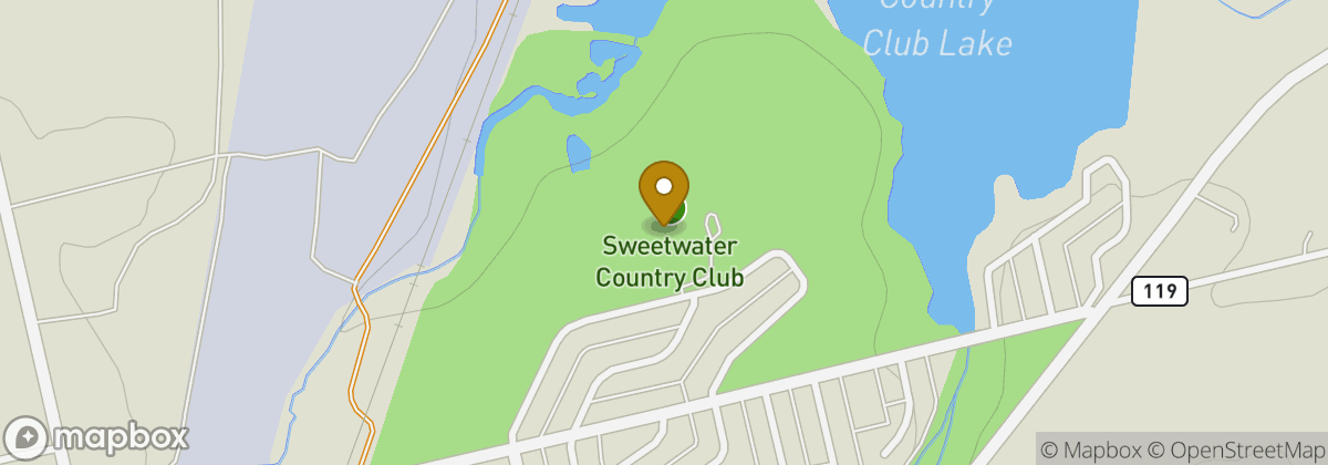 Map location: Sweetwater Country Club