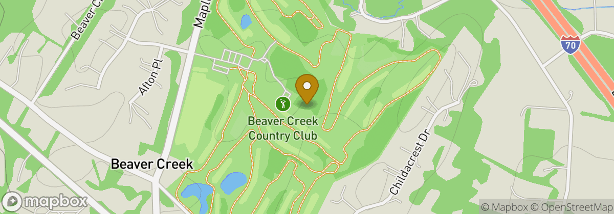 Map location: Beaver Creek Country Club