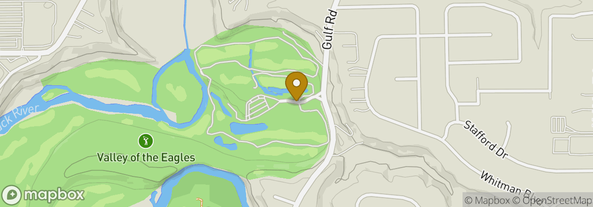 Map location: Valley of the Eagles Golf Club