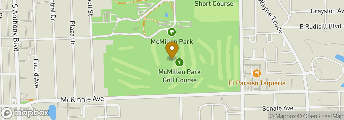 Map location: McMillen Park Golf Course
