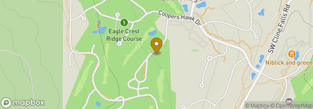 Map location: Eagle Crest Resort - Ridge Course
