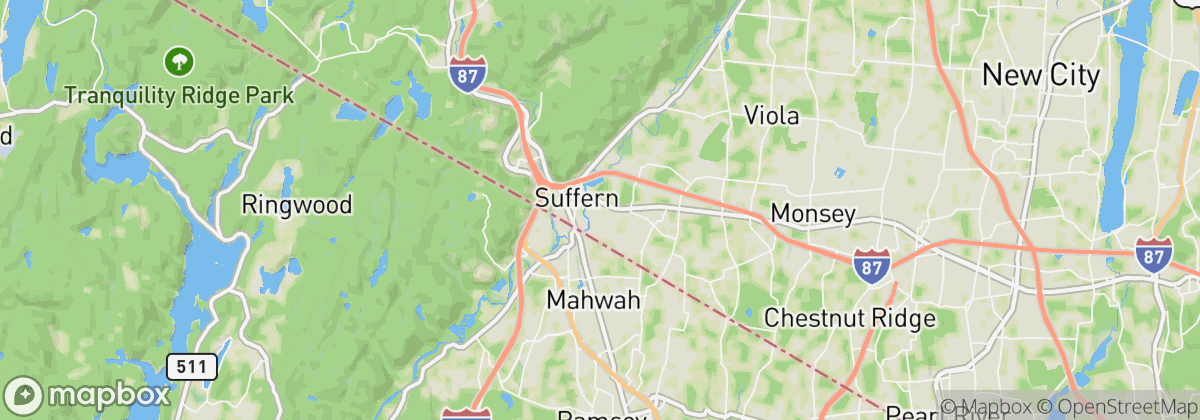 Map: Suffern, NY