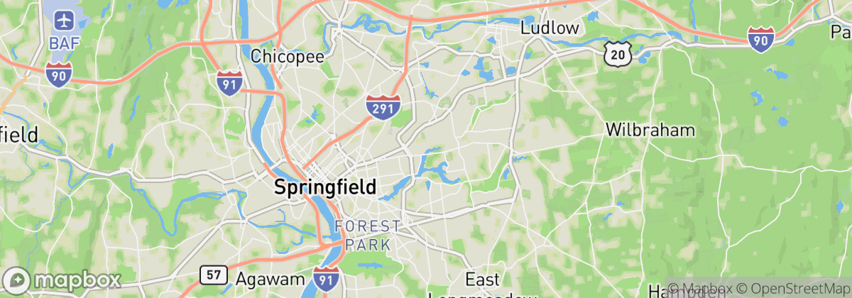 Map: Springfield, MA