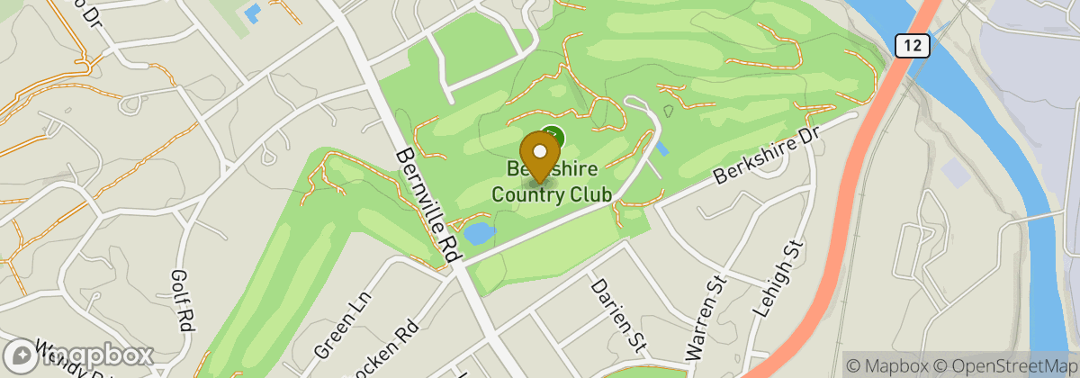 Map location: Berkshire Country Club