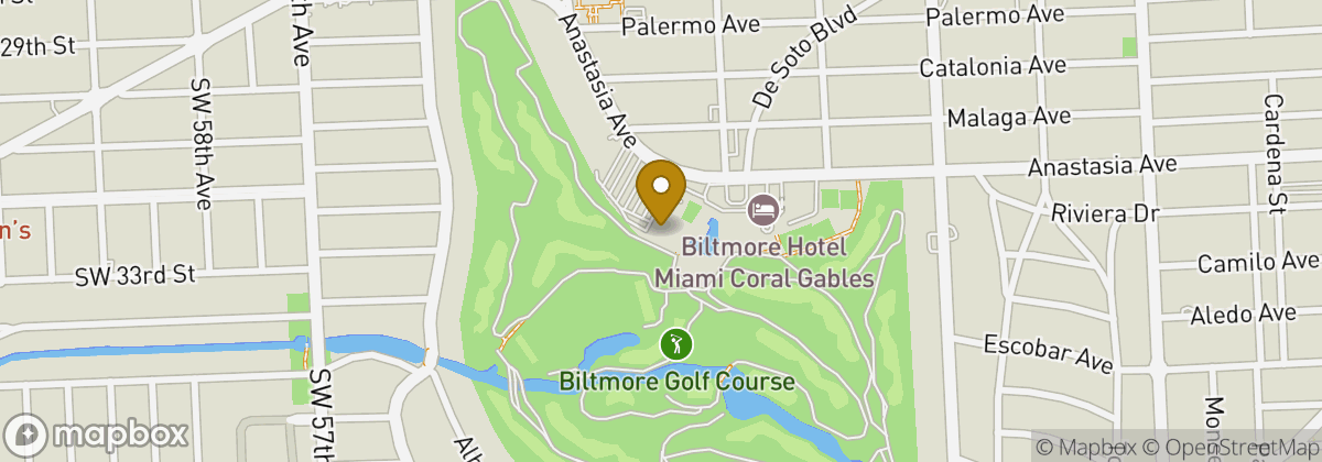 Map location: Biltmore Golf Course Miami