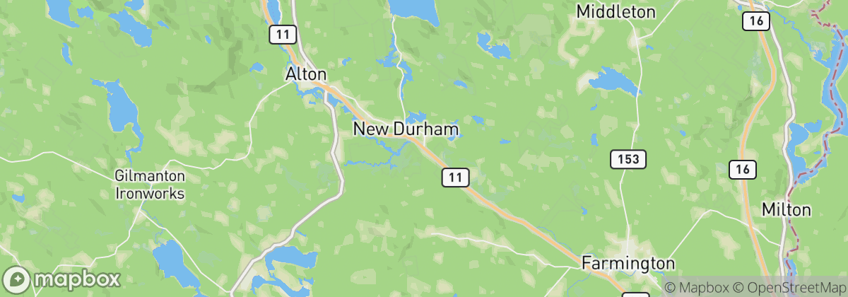 Map: New Durham, NH