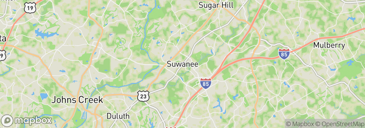 Map: Suwanee, GA
