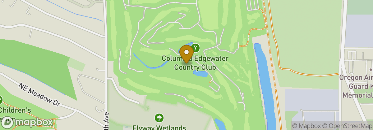 Map location: Columbia Edgewater Country Club