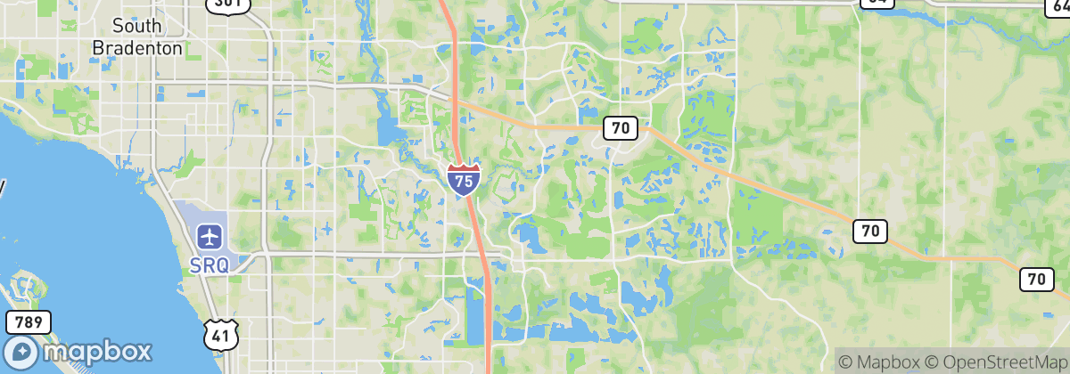 Map: Lakewood Ranch, FL