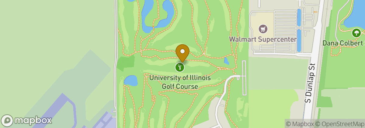 Map location: University of Illinois Golf Course