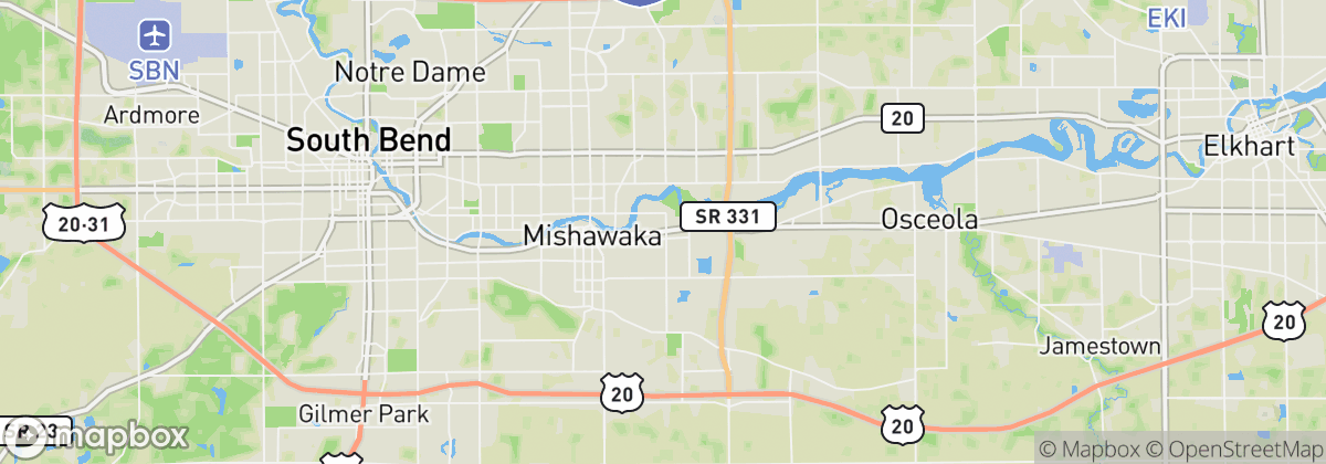 Map: Mishawaka, IN