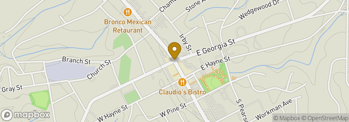 Map location: Three Pines Country Club
