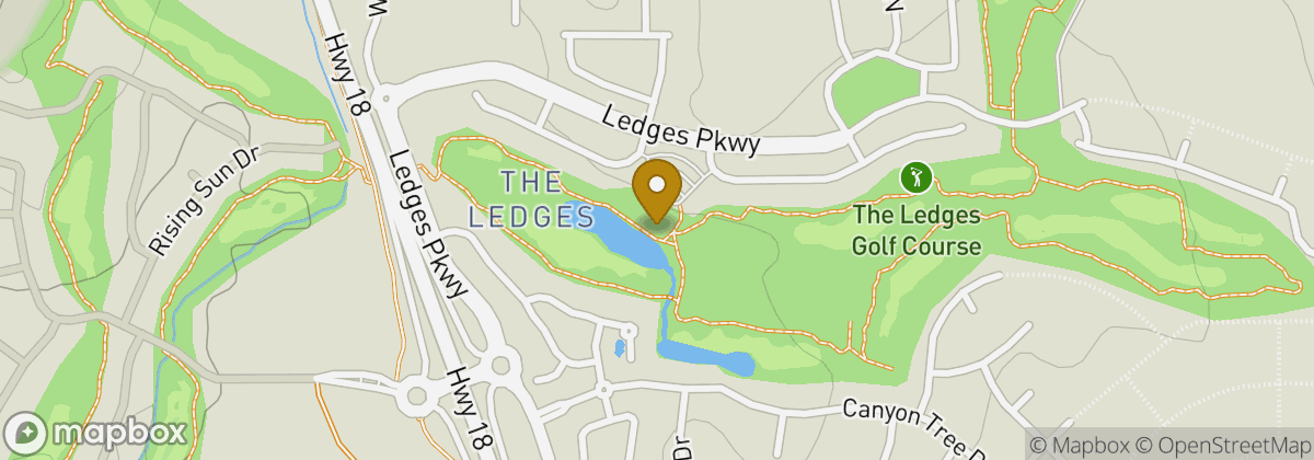 Map location: The Ledges Golf Course