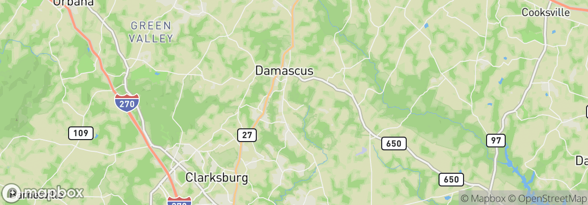 Map: Damascus, MD