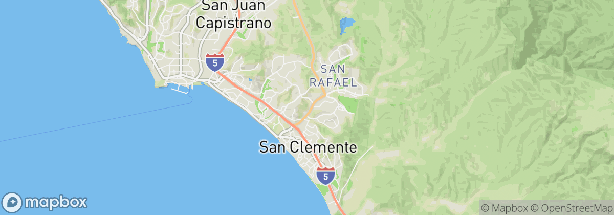 Map: San Clemente, CA