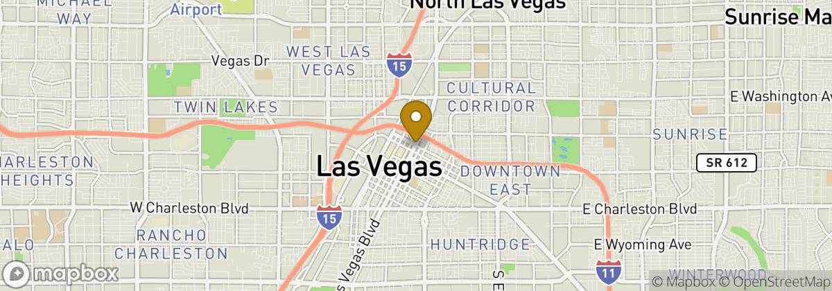 Map location: Las Vegas Paiute Golf Resort