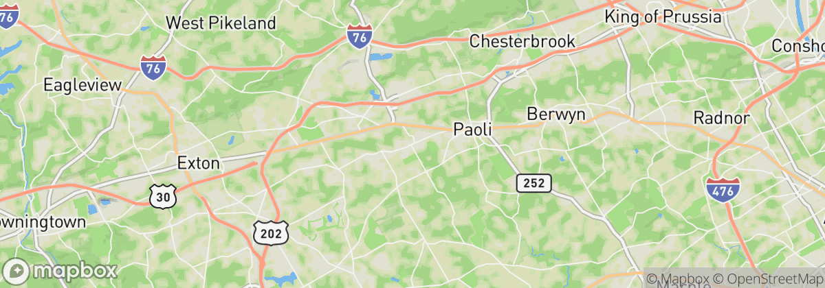 Map: Malvern, PA