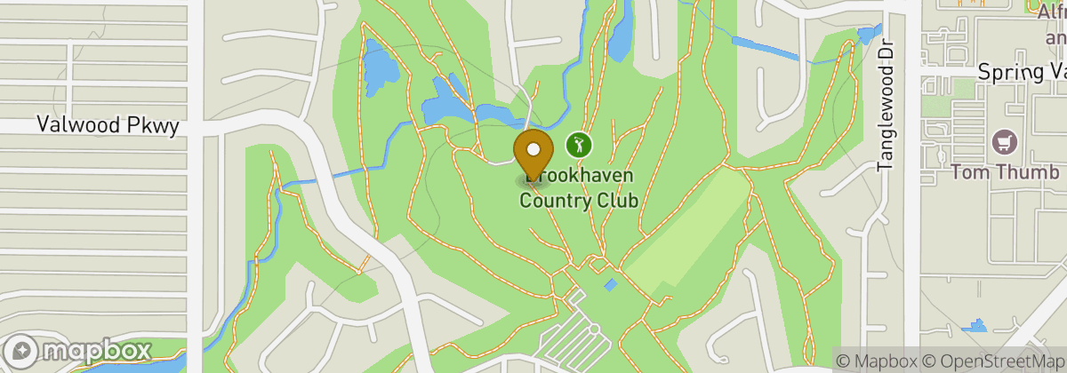 Map location: Brookhaven Country Club