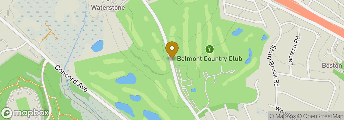 Map location: Belmont Country Club