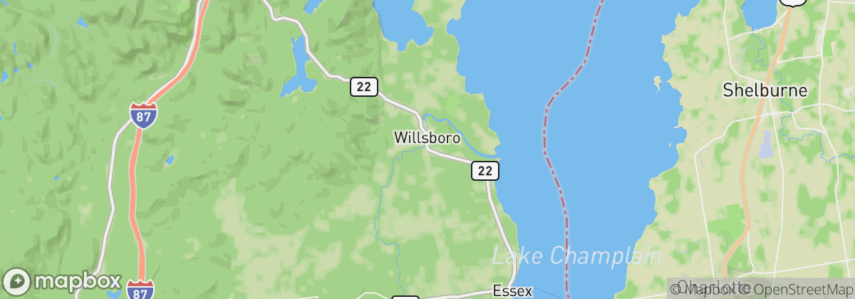 Map: Willsboro, NY