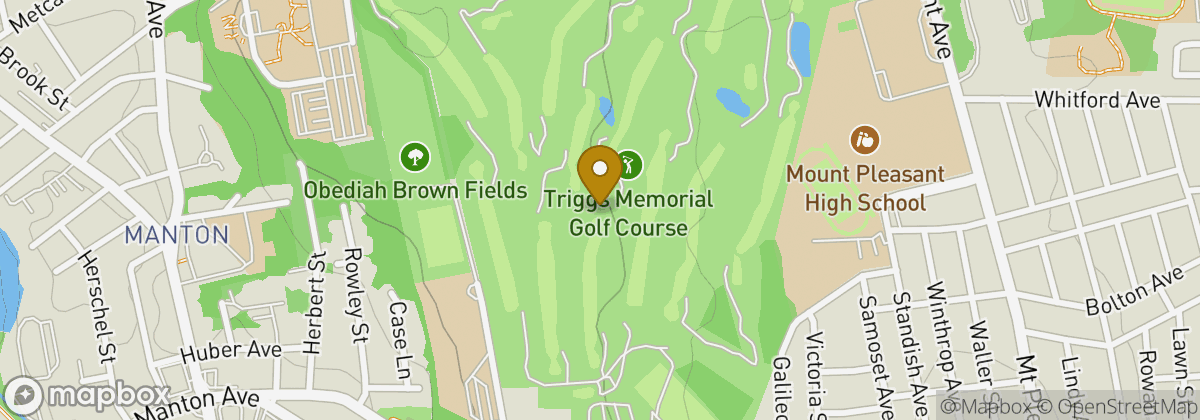 Map location: Triggs Memorial Golf Course