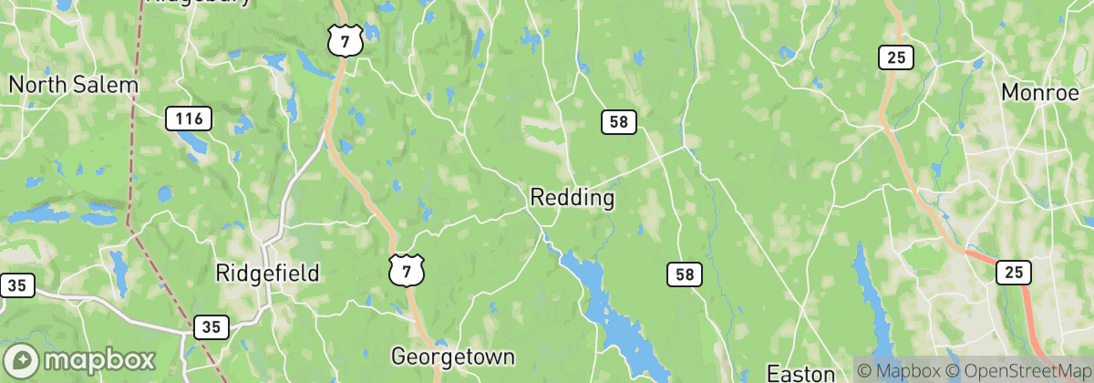 Map: Redding, CT