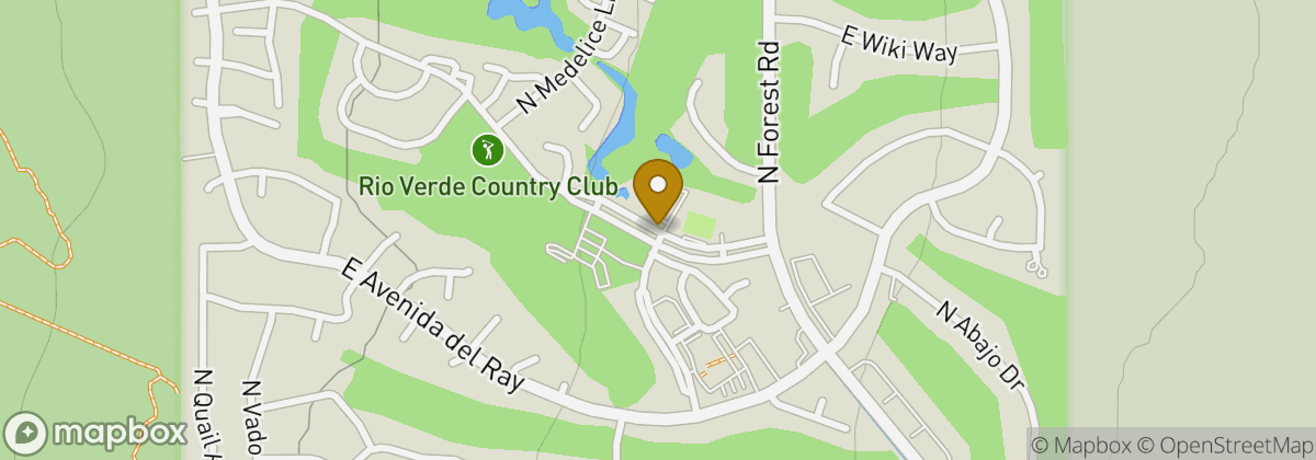 Map location: Rio Verde Country Club