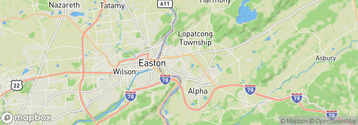 Map: Phillipsburg, NJ