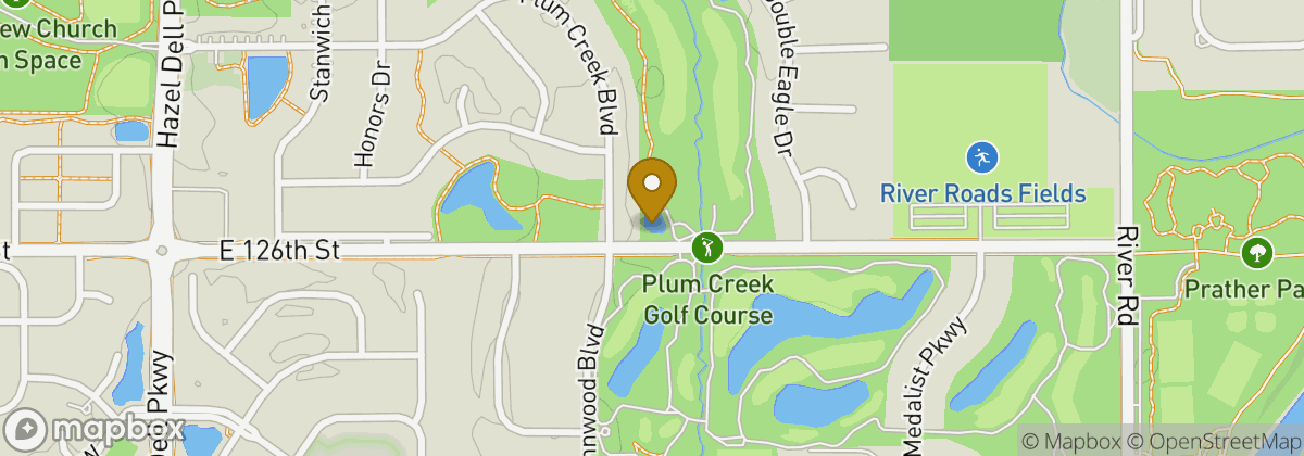Map location: Plum Creek Golf Course