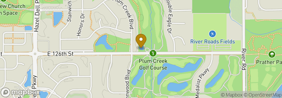Map location: Plum Creek Golf Course