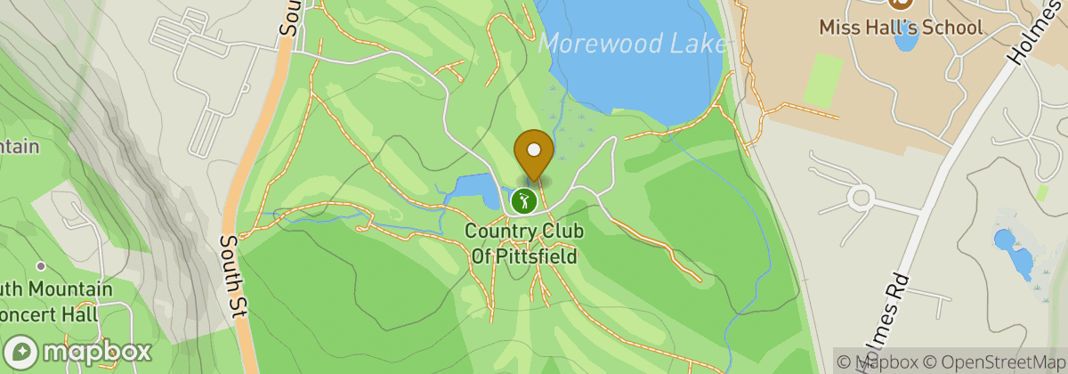 Map location: Country Club Of Pittsfield