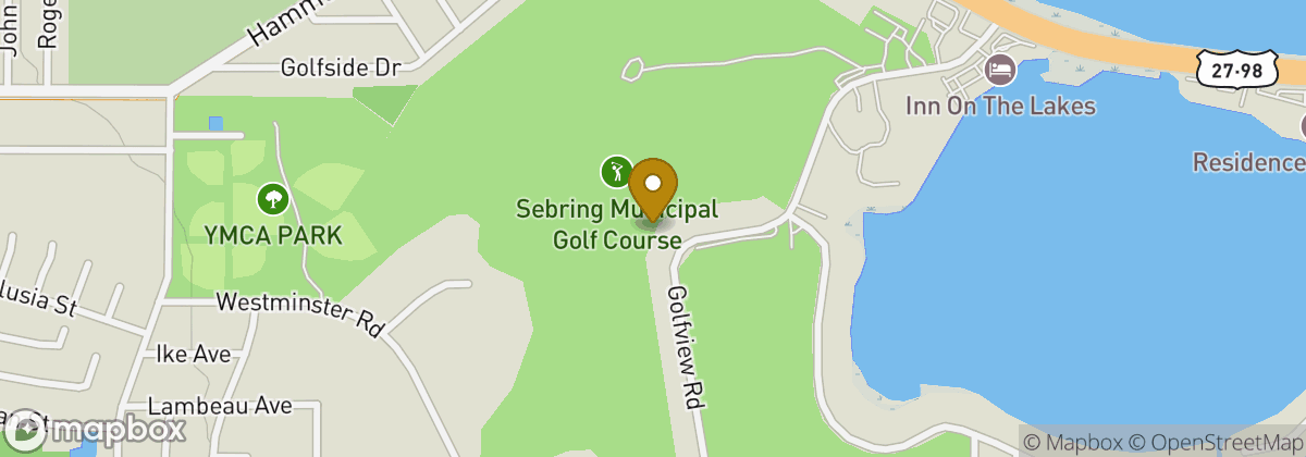 Map location: Sebring Municipal Golf Course