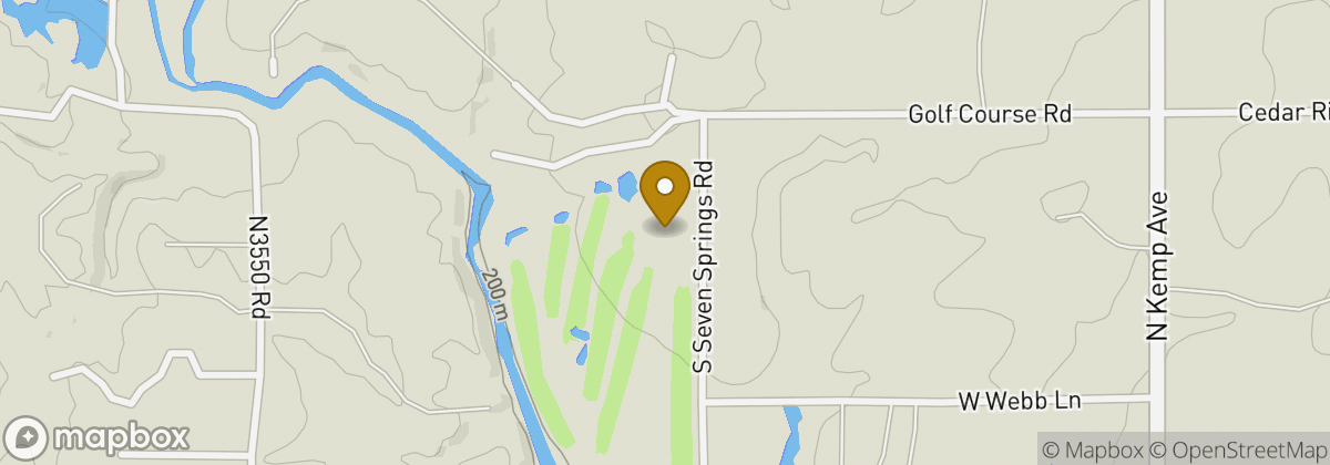 Map location: Tishomingo Golf Course