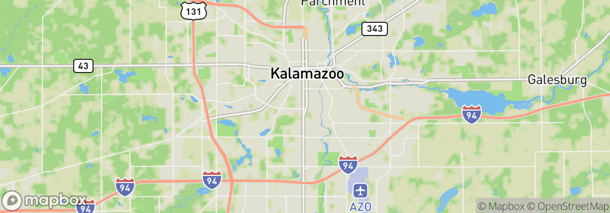 Map: Kalamazoo, MI