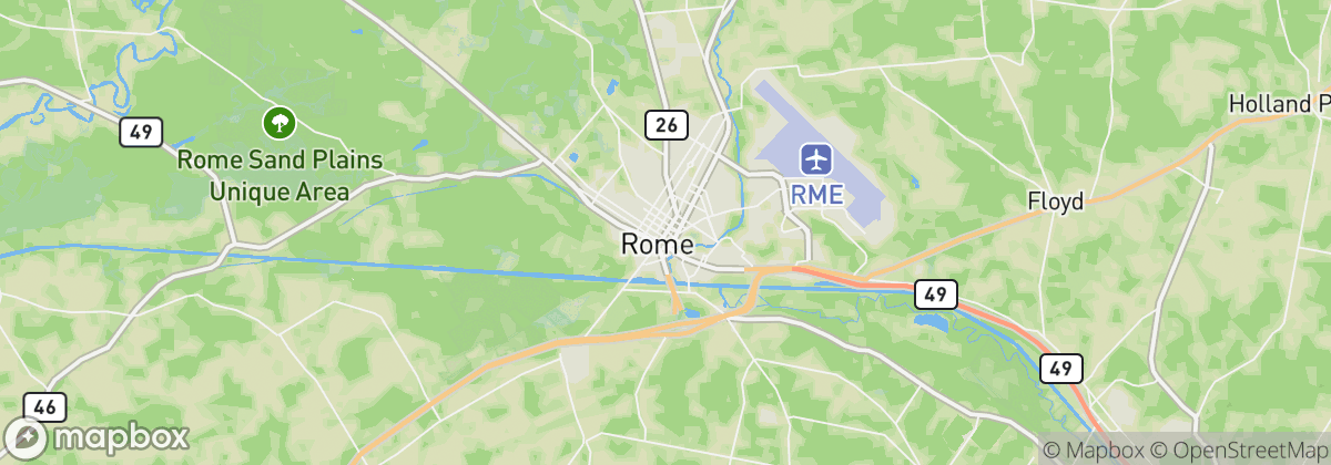Map: Rome, NY