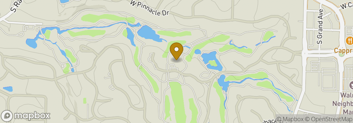 Map location: Pinnacle Country Club
