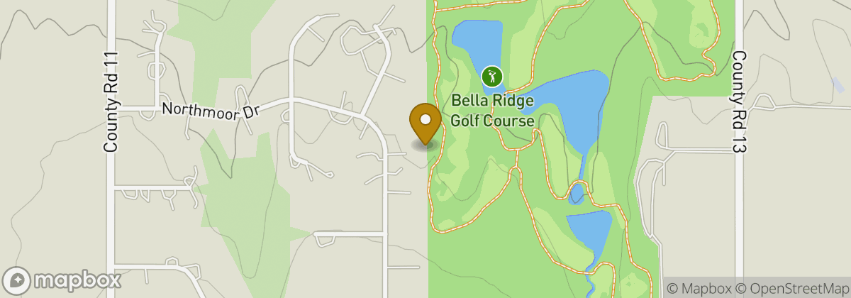 Map location: Bella Ridge Golf Course