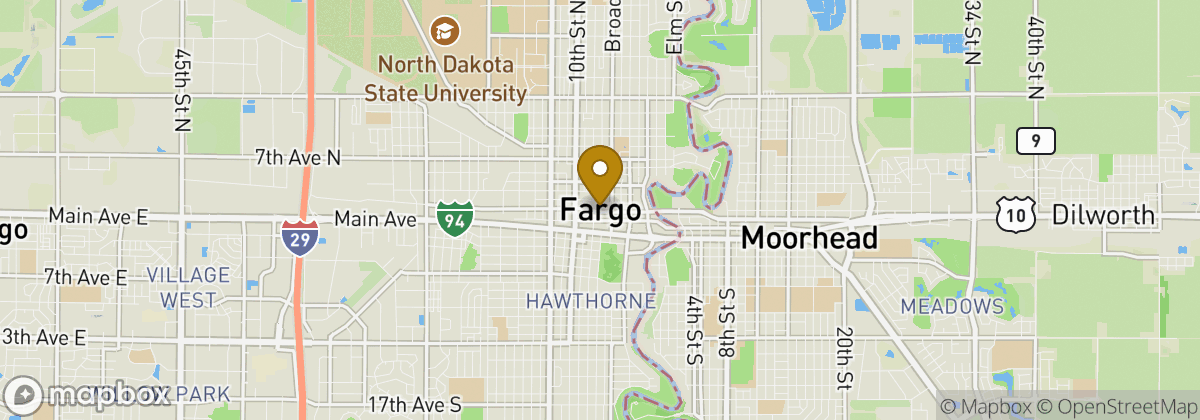 Map location: Rose Creek Public Golf Course