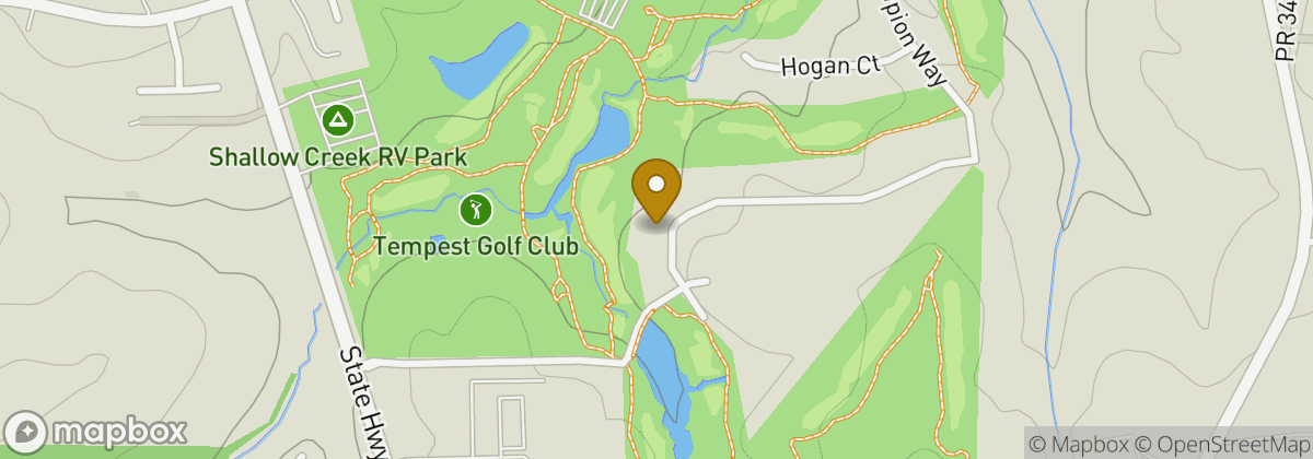 Map location: Tempest Golf Club