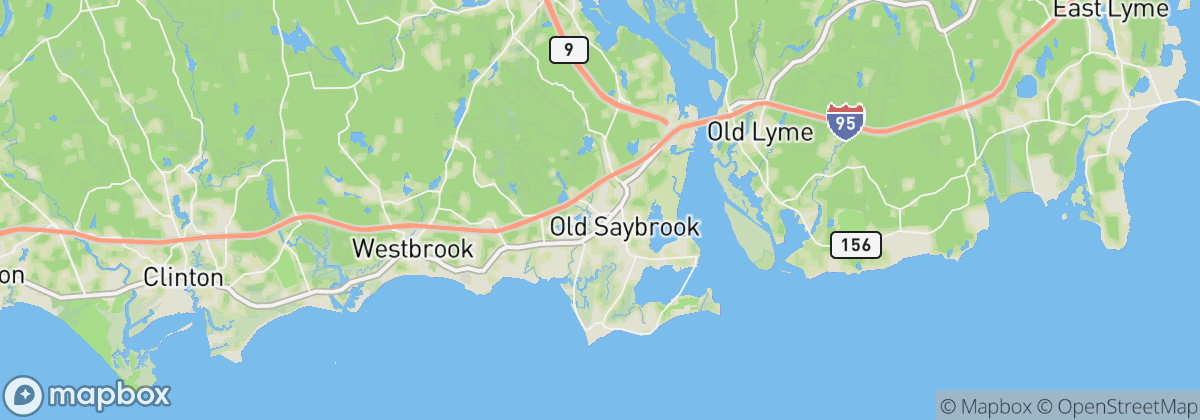 Map: Old Saybrook, CT
